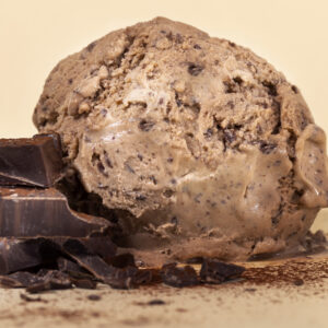 Chokladgräddglass med krossad choklad (G, L) - 5000 ml